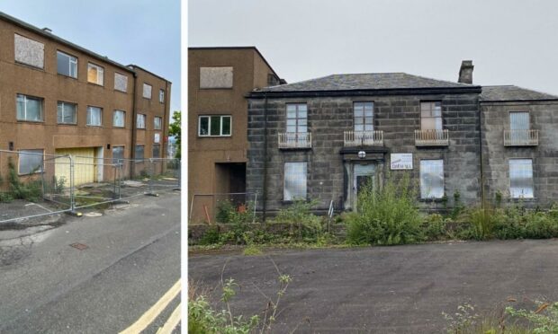 The former Fife Council housing office in Dunfermline.