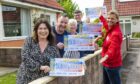 Some of the Arbroath residents who won a share of a £180,000 windfall.