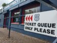 The ticket office at Dens Park. Image: DC Thomson