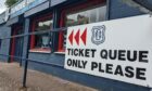 The ticket office at Dens Park. Image: DC Thomson