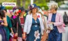 Crowds filing into Perth Racecourse for Ladies Day yesterday. Picture: Steve MacDougall/DC Thomson.
