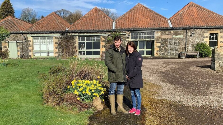Patrick and Nicola Gilmour, owners of Pratis Barns.
