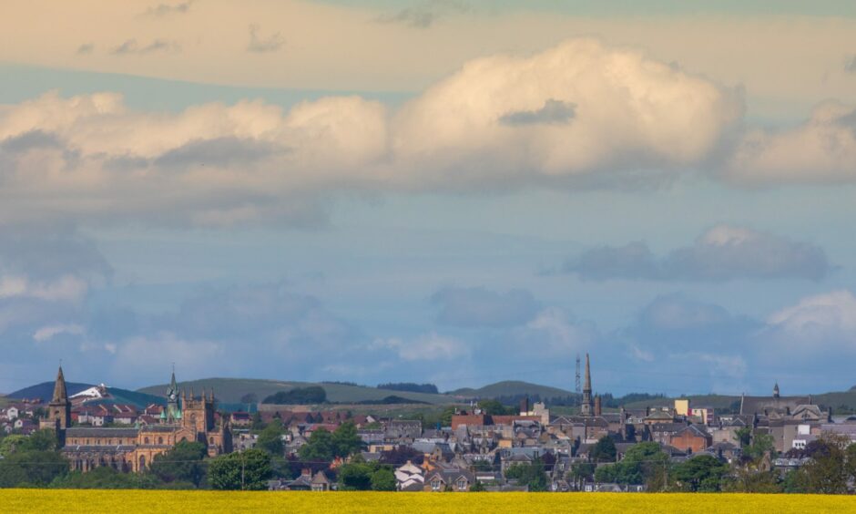 Our photographer Steve MacDougall's stunning picture of the Dunfermline skyline