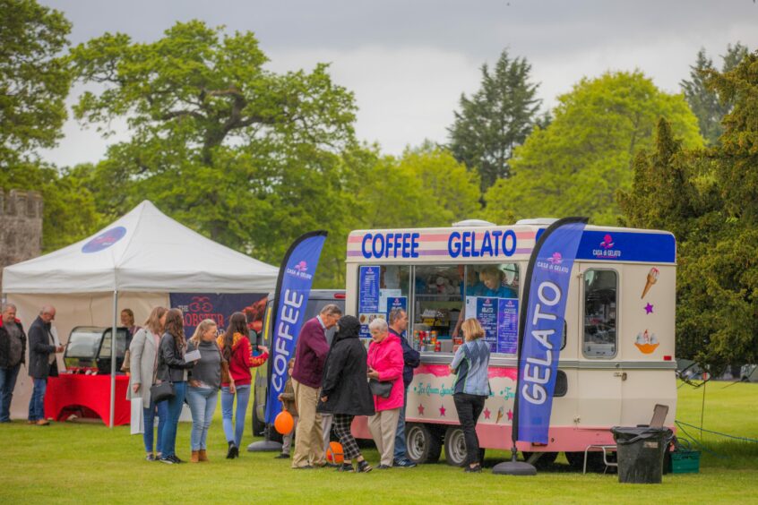 Glamis Castle's food and drink festival.