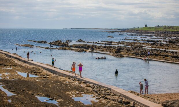 The tidal pool in Pittenweem is just one of the many places for an outdoor swim in Tayside and Fife.