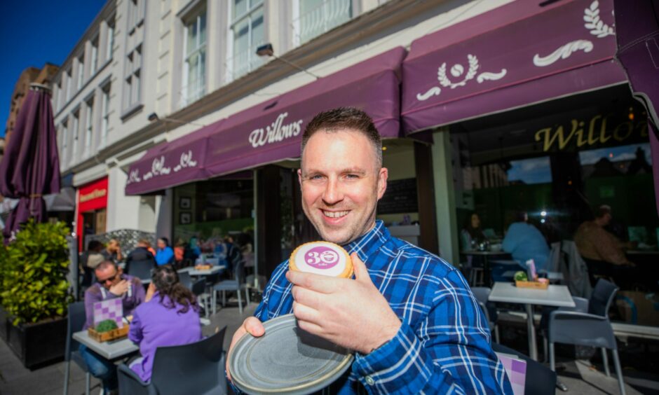 Owner Michael White outside Willows.