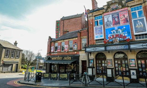 Monterey Jack's next to the Alhambra Theatre in Dunfermline.