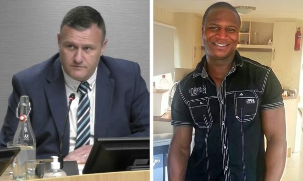Kevin Nelson gave evidence on the death of Sheku Bayoh.