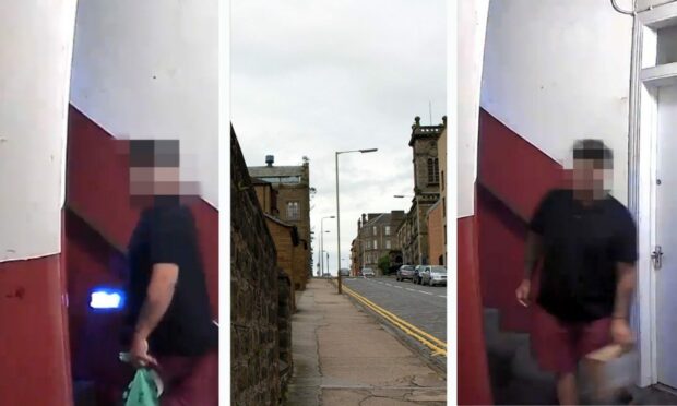Watch as Dundee Deliveroo driver pinches parcel from doormat