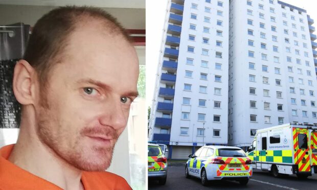 Stuart Heenan locked his injured partner in the flat in Pitalpin Court for three days.