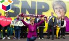 Nicola Sturgeon out campaigning in Arbroath