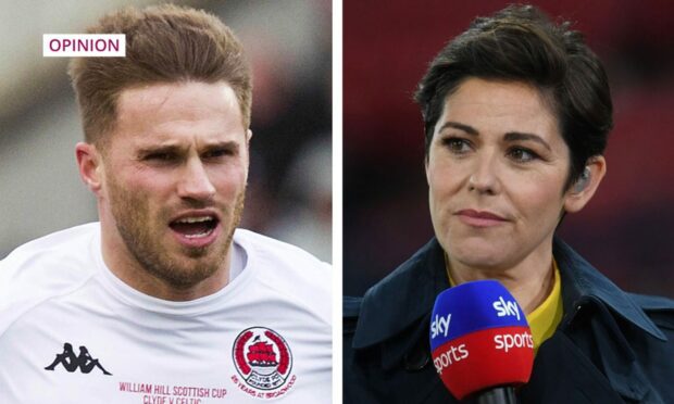 Raith Rovers' signing of David Goodwillie Eilidh Barbour's anger over comments at the Scottish Sports Writers' Association dinner show sexism in sport remains an issue, says Neil Drysdale.