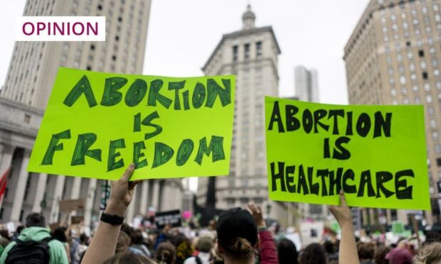Protests in New York after it emerged that women's right to seek an abortion may be under threat. Photo: Erin Lefevre/NurPhoto/Shutterstock.