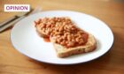 Beans on toast - a luxury for some families in food poverty. Photo: Shutterstock.