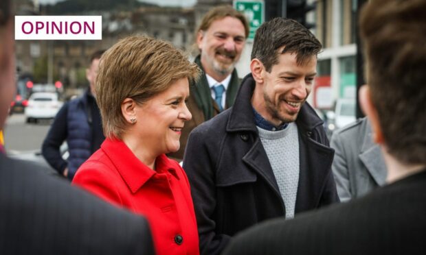 First minister Nicola Sturgeon visited Dundee to congratulate John Alexander and his newly-elected councillors.. Photo: Mhairi Edwards/DCT Media.