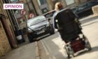 Pavement parking inconveniences people with disabilities - and puts their lives at risk. Photo: Paul Gillis/Shutterstock.