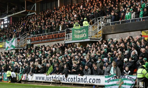 A sold-out Celtic support will arrive at Tannadice