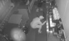 Christopher Anderson was caught on CCTV