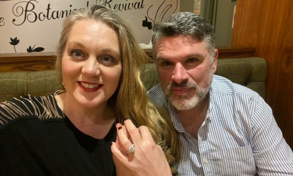 Culdees Castle owners Tracey and Rob got engaged earlier this year..