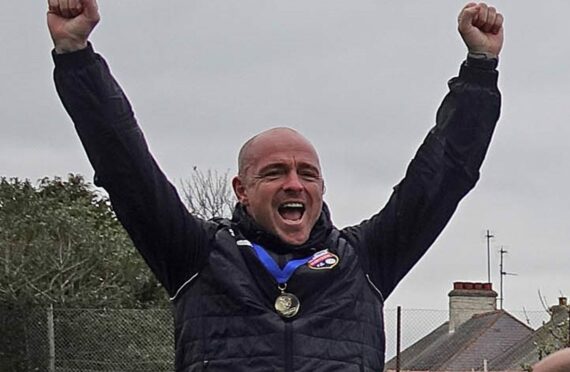 Montrose FC Women head coach Craig Feroz