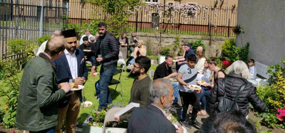 Around 100 people attended the Dundee Eid festival.