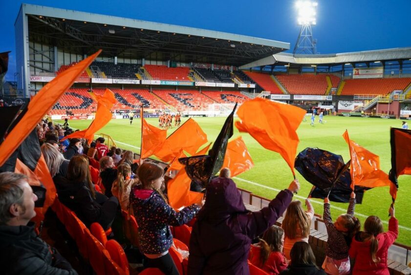 A record turnout on an unforgettable night for Dundee United WFC.