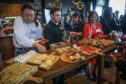 Previous Menu Awards winners sharing nibbles as this year's judges named. Picture: Mhairi Edwards/DCT Media.