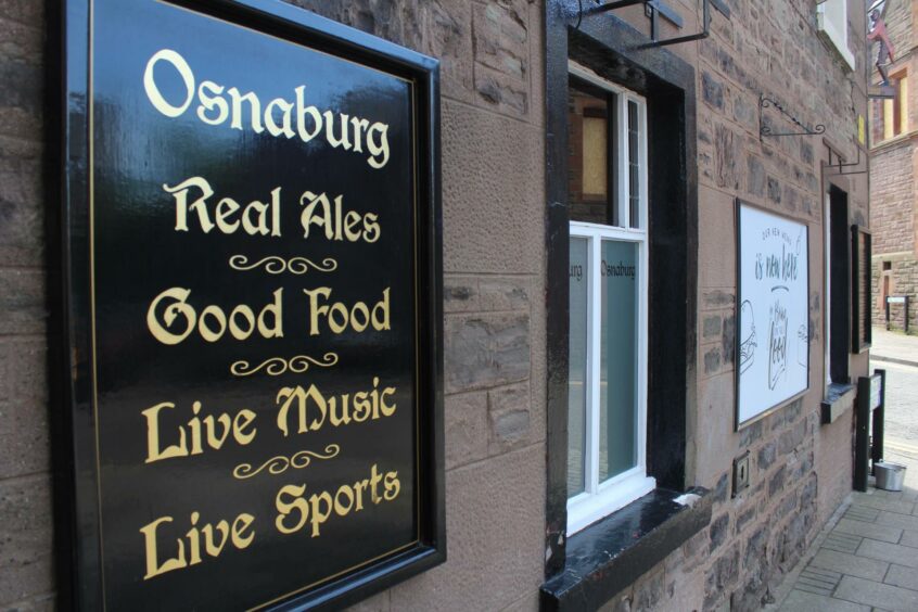 The Osnaburg Bar is said to be haunted.