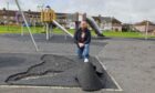 The Cowdenbeath playpark that has been hit by vandalism