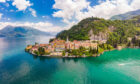 Varenna Old Town on the banks of Lake Como.