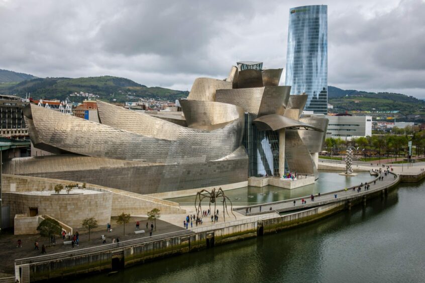 Dundee travellers will be able to visit the Guggenheim Museum in Bilbao.