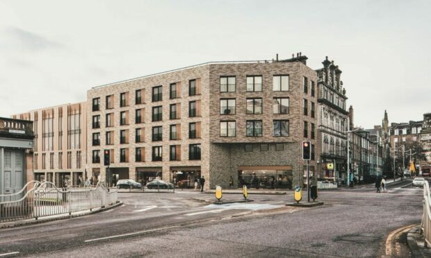 Designs for the student flats next to the former Groucho's record store. Image: Crucible Developments