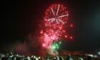Fireworks in Baxter Park. Image: DC Thomson.