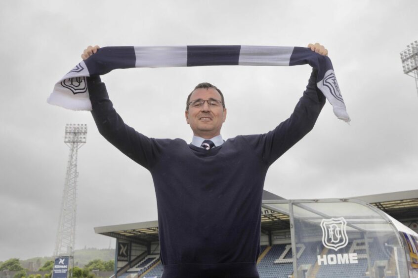 New Dundee FC manager Gary Bowyer pictured at Dens Park after his appointment