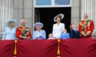 Working members of the royal family on the Buckingham Palace balcony for the platinum jubilee