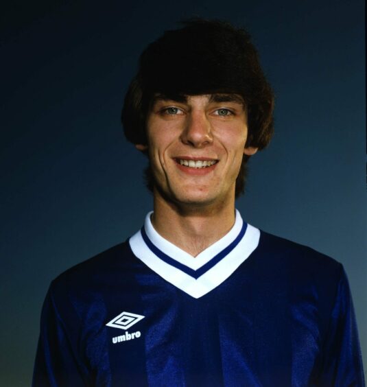 A young Craig Levein pictured in 1983 for Cowdenbeath.