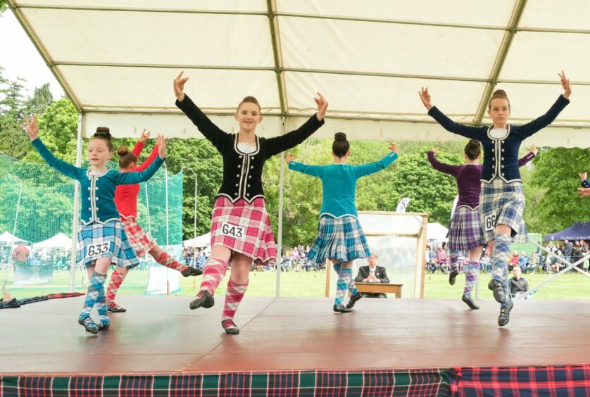 Highland dancing