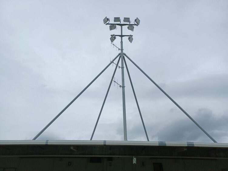 New floodlight bulbs are required to meet Premiership standards.