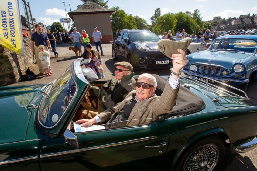 Forfar Rotary Club classic car tour