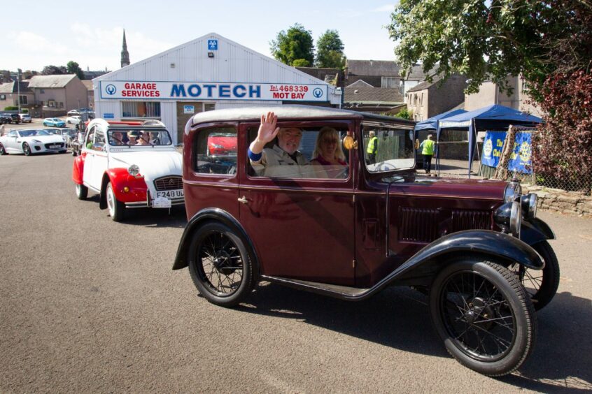 Forfar classic car tour