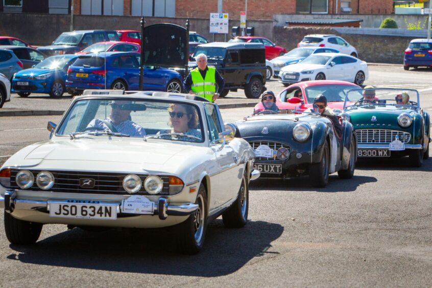 Forfar Rotary Club classic car tour