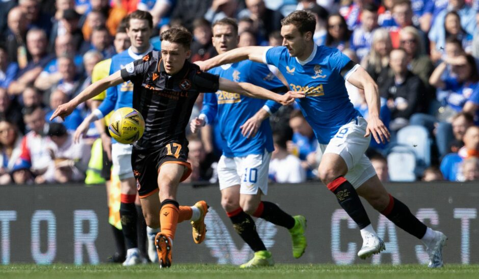 Hot-prospect Archie Meekison featured in the final five league games for Dundee United.