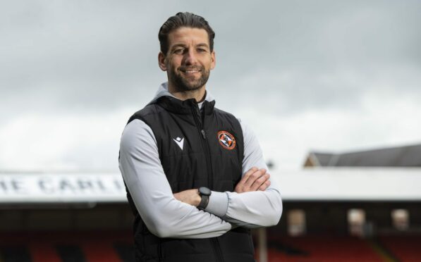 Charlie Mulgrew now combines playing with coaching at Dundee United. Image: SNS