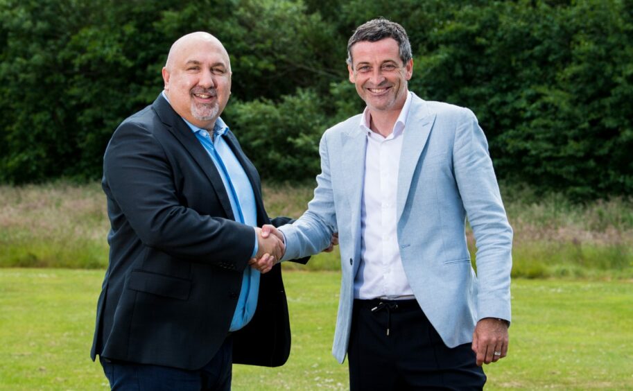 Jack Ross, right, is Asghar's latest appointment