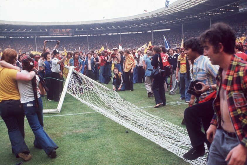 La invasión de Wembley fue el momento de gloria de un aficionado escocés
