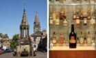 Falkland in Fife and what is thought to be the oldest bottle of unopened whisky in the world.