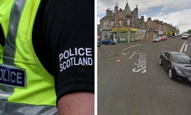 The hit-and-run incident occurred on Salisbury Street, Kirkcaldy.