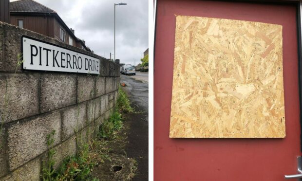 The items were stolen from a house on Pitkerro Drive in Dundee.