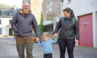 A happy hostelling family, Daniel, Ariana and Dominique Drewe-Martin who own and run Ballater Hostel. Picture by Markus Stitz.