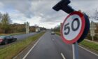 A 50mph limit will be in place north of the Inveralmond Roundabout in Perth. Image: Google.